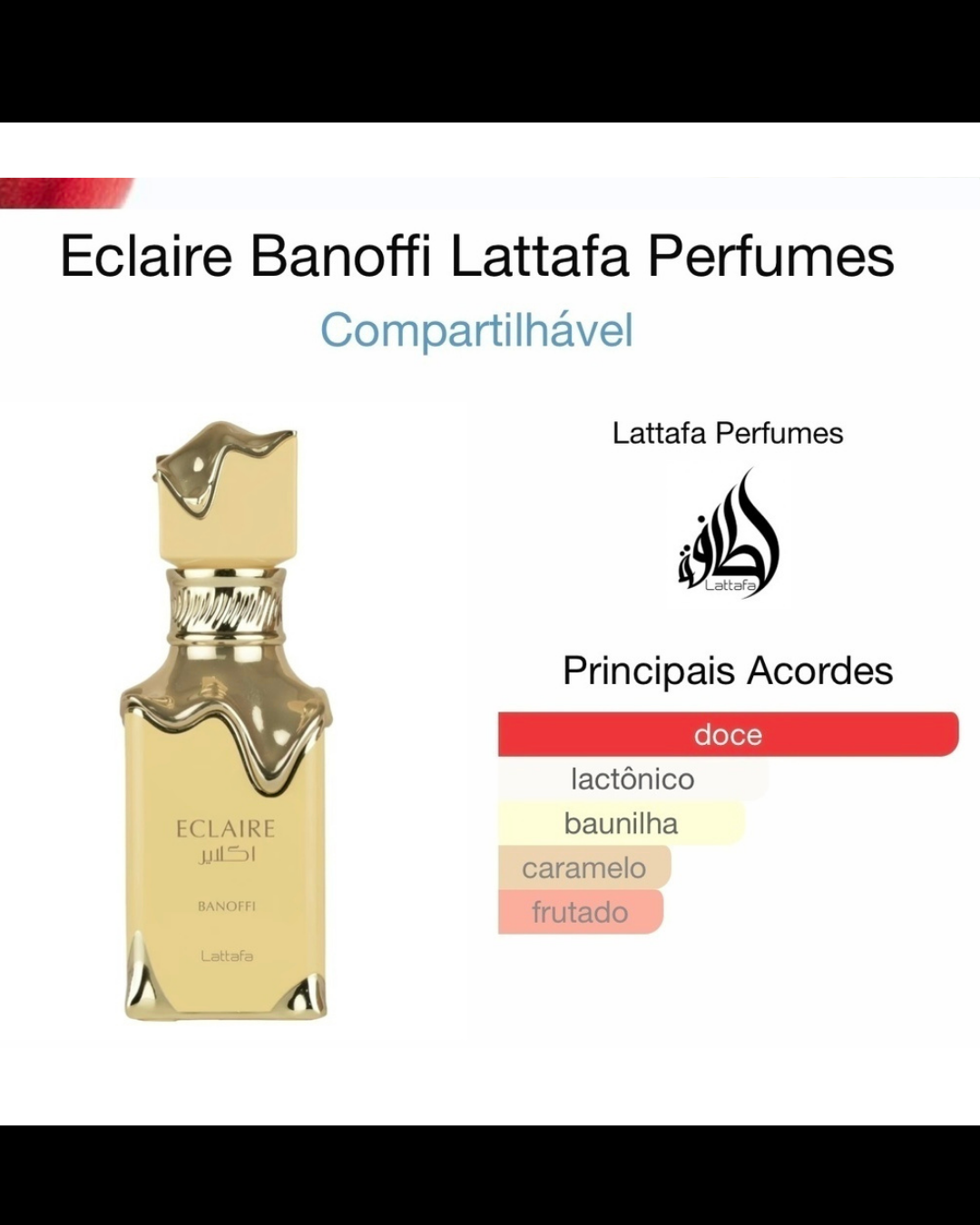 Eclaire Banofi Lattafa - Decant - Imagem 3