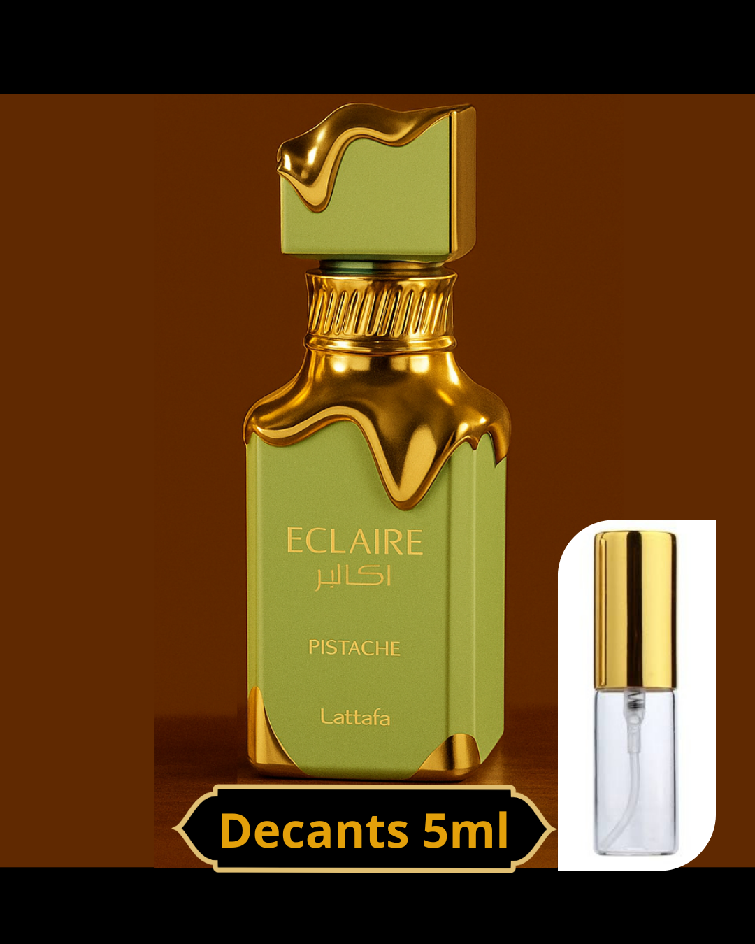 Eclaire Pistache Lattafa - Decant - Imagem 2